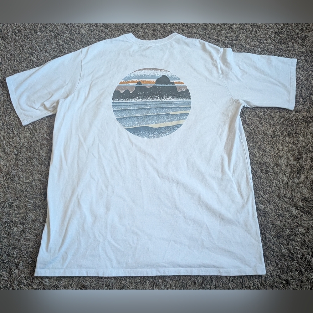 Patagonia Skyline Stencil Graphic Regular Fit Responsibili-Tee Men's XL